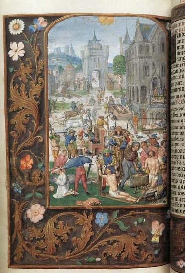 unknow artist Folio from the Mayer van den Bergh Breviary china oil painting image